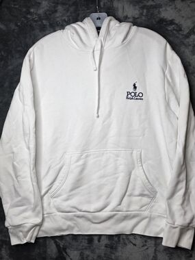 Polo by Ralph Lauren Logo Fleece Hoodie. Mens Sz L.